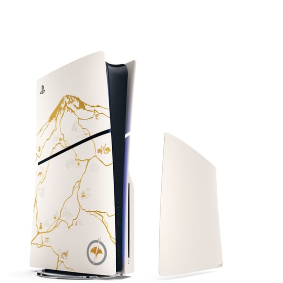 Sony PlayStation 5 Slim Ghost of Yotei Gold Limited Edition Bundle image 1