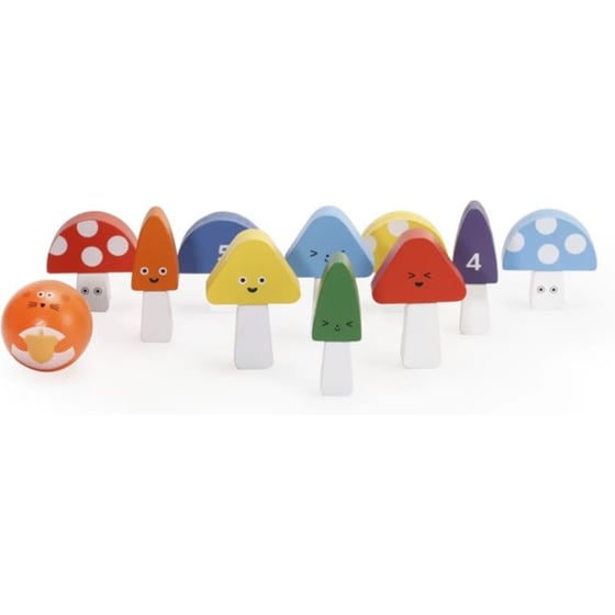 Mini Mushroom Bowling Επιτραπέζιο (Kikkerland) image 2