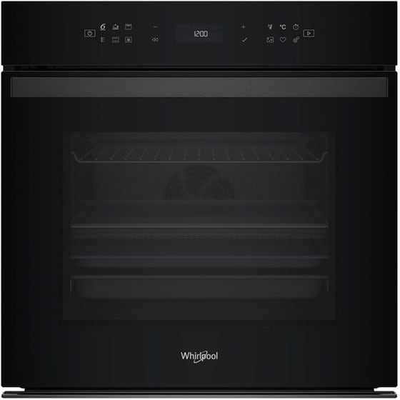 WHIRLPOOL WOI68PT1SBA 73 Lt Μαύρο Εντοιχιζόμενος Φούρνος Άνω Πάγκου image 0