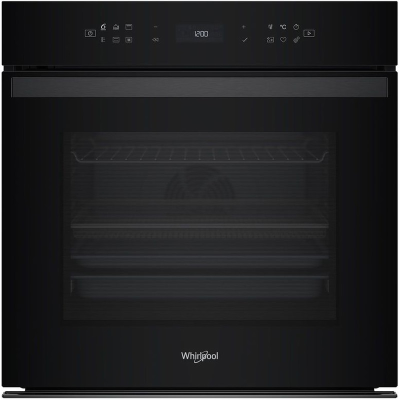 WHIRLPOOL WOI68PT1SBA 73 Lt Μαύρο Εντοιχιζόμενος Φούρνος Άνω Πάγκου WHIRLPOOL