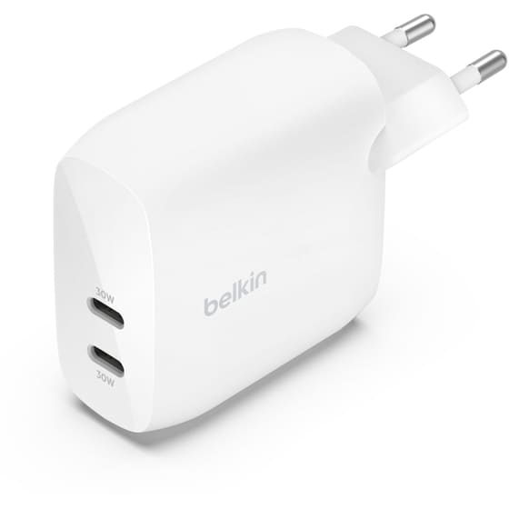 Φορτιστής BoostCharge Pro Dual USB-C 30W - Λευκό image 0