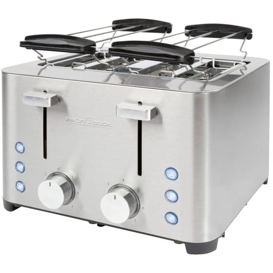 PROFICOOK PC-TA 1252  4 Θέσεων 1500W Inox Φρυγανιέρα image 1
