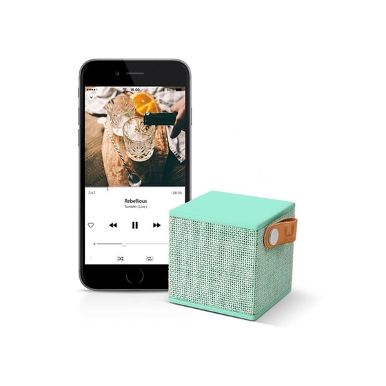 Φορητό Ηχείο Fresh 'n Rebel Rockbox Cube Peppermint 1RB1000PT image 2