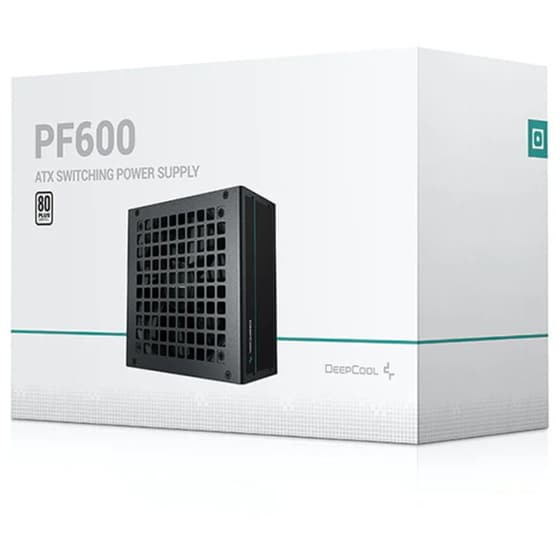 Τροφοδοτικό Υπολογιστή Deepcool PF600 600 W - Μαύρο image 5