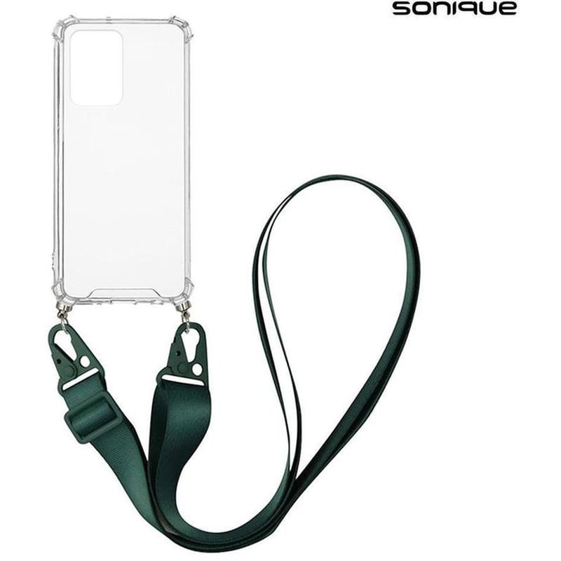 Θήκη Xiaomi Redmi Note 10 5G - Sonique Armor Clear Με Κορδόνι - Πορτοκαλί