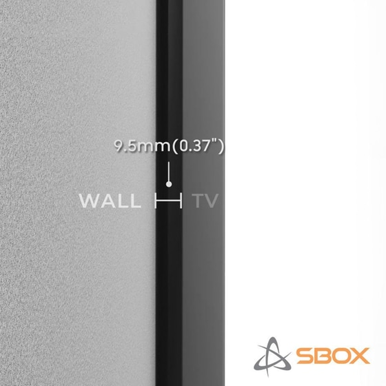 Βάση Τηλεόρασης Επιτοίχια Sbox PLB-1948 Σταθερή 43" - 100" έως 75 kg image 4