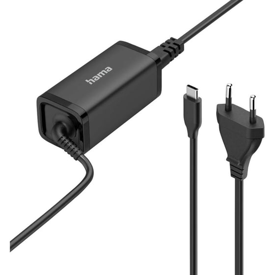 Τροφοδοτικό Laptop Hama 00200022 45W - Μαύρο image 2