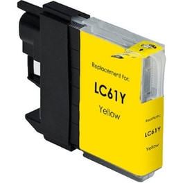 Συμβατό Brother Lc61XL/Lc1100XL/Lc980XL Κίτρινο Μελάνι Εκτυπωτή