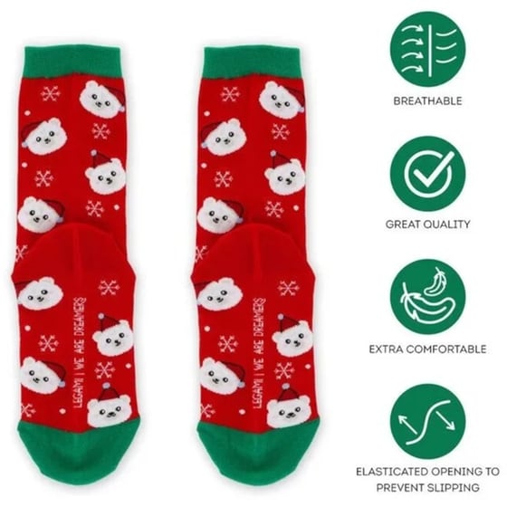 Χριστουγεννιάτικες Κάλτσες Legami Kids 7-9 Years Polar Bear image 3