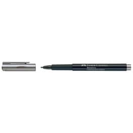 Μαρκαδόρος Γραφής Faber Castell Μεταλλικός Ασημί 1.5 mm