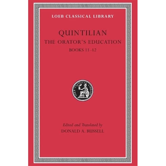 The Orator’s Education, Volume V: Books 11–12 image 0