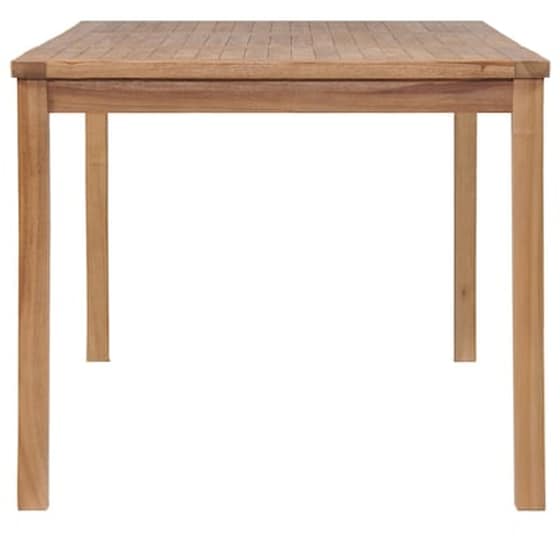 Vidaxl Τραπέζι Κήπου 150 X 90 X 77 Εκ. Από Μασίφ Ξύλο Teak image 4