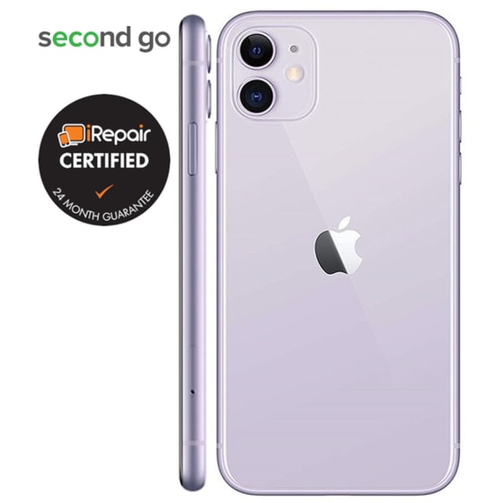 Μεταχειρισμένο Apple iPhone 11 128GB Purple second go Certified by iRepair image 5