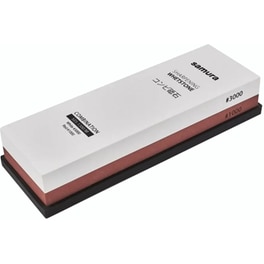 Πέτρα Ακονίσματος Samura SBS-1300M Διπλή με Πυκνότητα 1000/3000 - Λευκό/Πορτοκαλί
