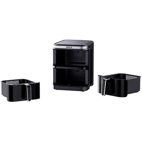 JOCCA J-2454 με Διπλό Αποσπώμενο Κάδο 11 L Μαύρο Φριτέζα Αέρος image 3