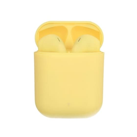 Ακουστικά Bluetooth Inpods 12 TWS - Κίτρινα image 0