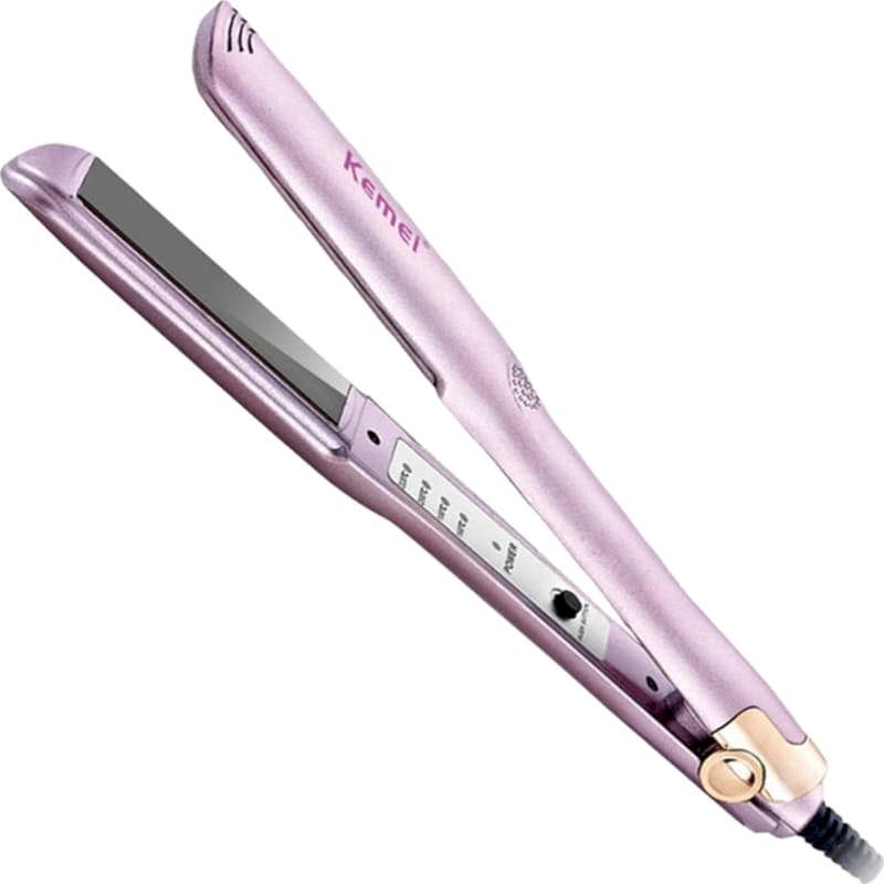 KEMEI KM-852 Ισιωτικό Μαλλιών Ροζ KEMEI