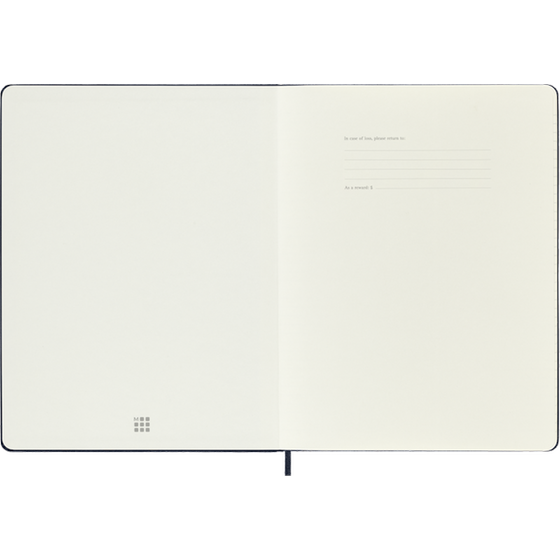 Ημερολόγιο Εβδομαδιαίο 2027 Moleskine 12M XL Hardcover Μπλε image 2