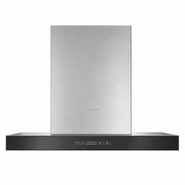 DAVOLINE TATE 060 IX-BL 60 cm Μαύρο/Inox Απορροφητήρας Καμινάδα - Τζάκι