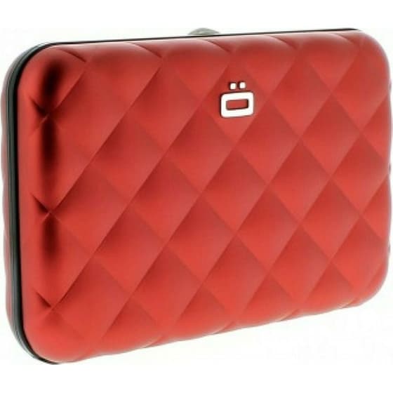 Πορτοφόλι Αλουμινίου Ogon Quilted Button Red image 1