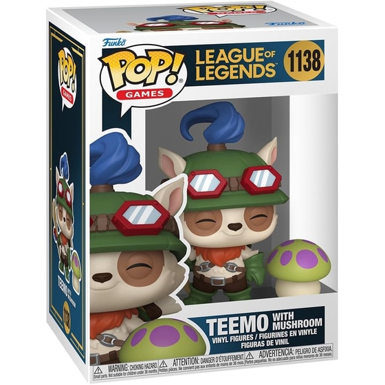 Funko Pop! Games - League of Legends - Teemo With Mushroom #1138 image 1
