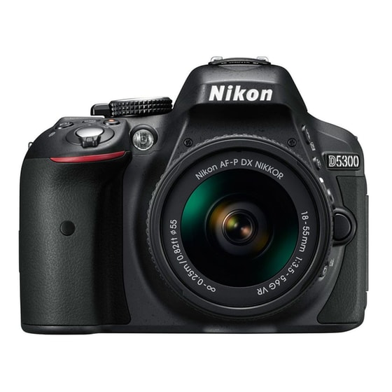 NIKON D5300 μαζί με AF-P 18-55 VR και AF-P 70-300 VR Black image 0