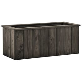 Vidaxl Ζαρντινιέρα Υπερυψωμένη Σκ. Γκρι 74x32x30 Εκ. Μασίφ Ξύλο Πεύκου