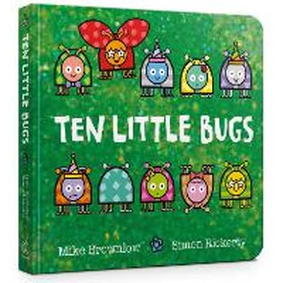 Ten Little Bugs Board Book image 0