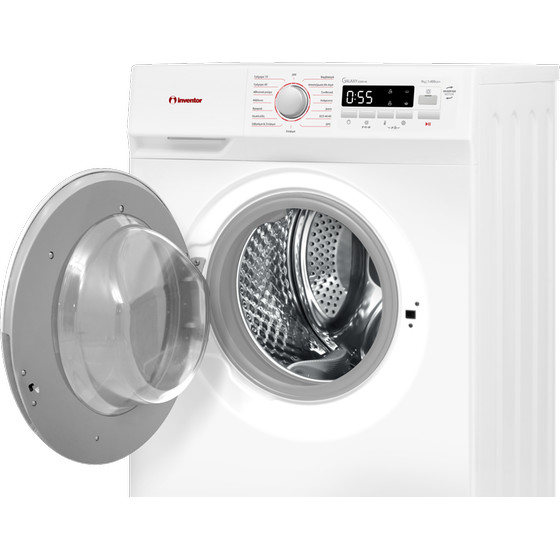 INVENTOR GX0914A 9 kg 1.400 Στροφών Λευκό Πλυντήριο Ρούχων image 3