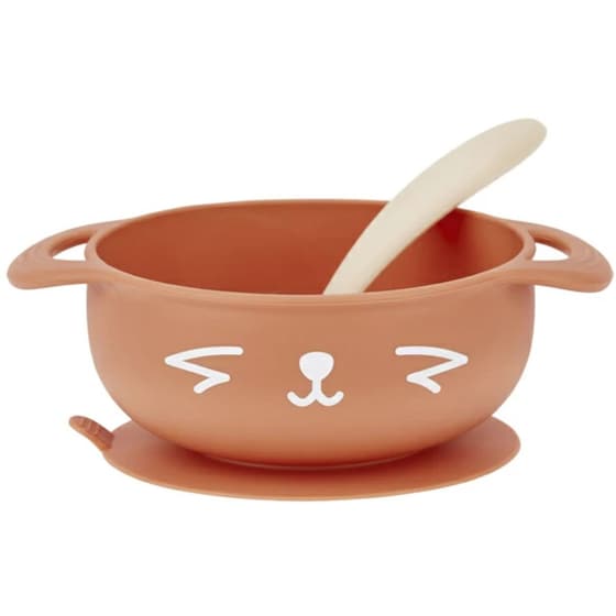 Σετ Σιλικόνης Fox (silicon bowl + spoon) image 0