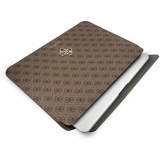 Τσάντα Laptop Guess Saffiano Collection 13" - Καφέ image 3