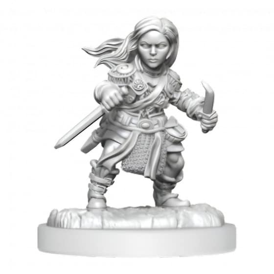Nolzur's Mini Halfling Female Rogue Dungeons & Dragons WIZKIDS image 1