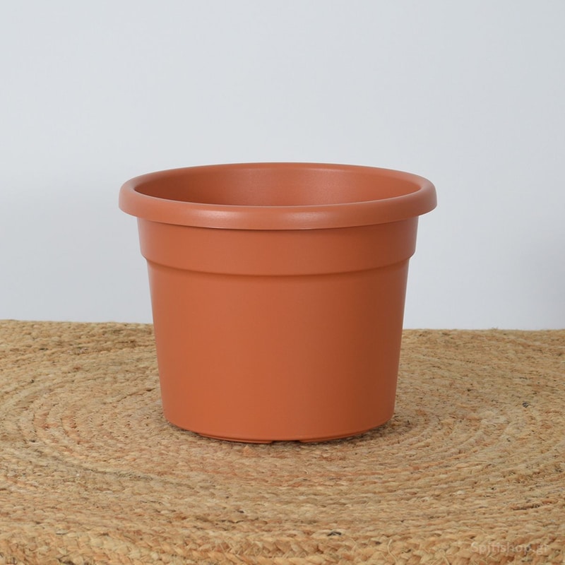 Γλάστρα Viomes Cylindro Πλαστικό 5.5lt - Κανελί