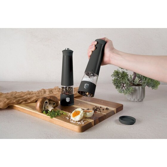 Berlinger Haus Σετ Ηλεκτρικοί Μύλοι με Κεραμικό Μύλο Antracit Collection με LED Φως image 3