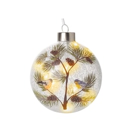 Χριστουγεννιάτικο Στολίδι Heaven Sends Light up Glass Bird Bauble