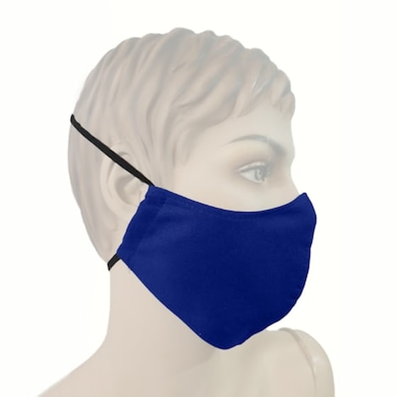Μάσκα Προστασίας Michalos Βαμβακερή - Μπλε image 1