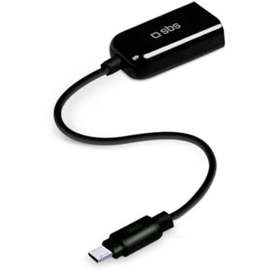 Καλώδιο SBS micro USB Male σε USB-A Female - 0.13m image 0
