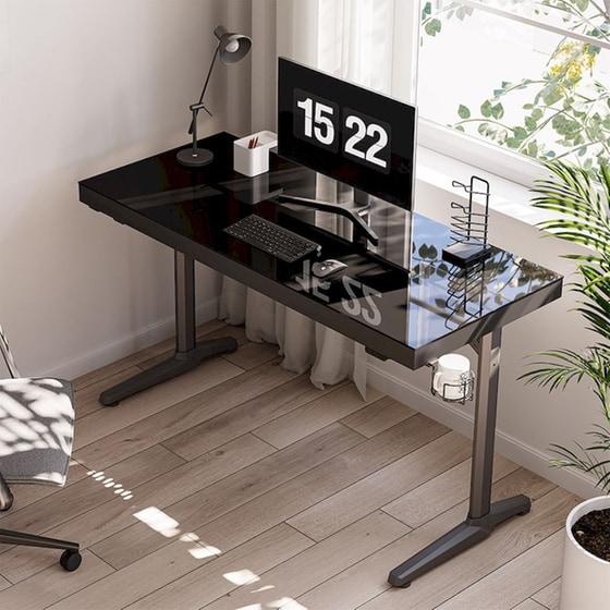 Γραφείο Gaming/ Εργασίας Eureka Ergonomic ERK-GTG-I55-CN 140x60x77cm image 1
