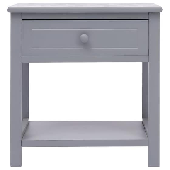 Κομοδίνο Vidaxl Από Ξύλο Παυλώνιας 2τμχ 40x29x42 cm - Γκρι image 1