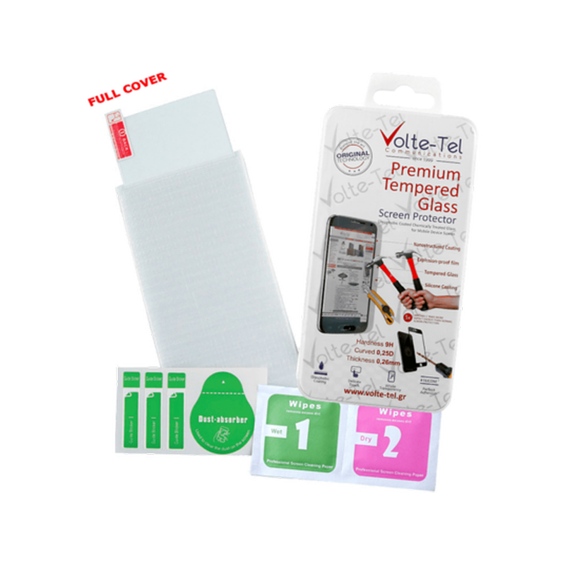 Προστατευτικό οθόνης HTC One A9 - Volte-tel Tempered Glass 9H 0.3mm 2.5D Full Glue