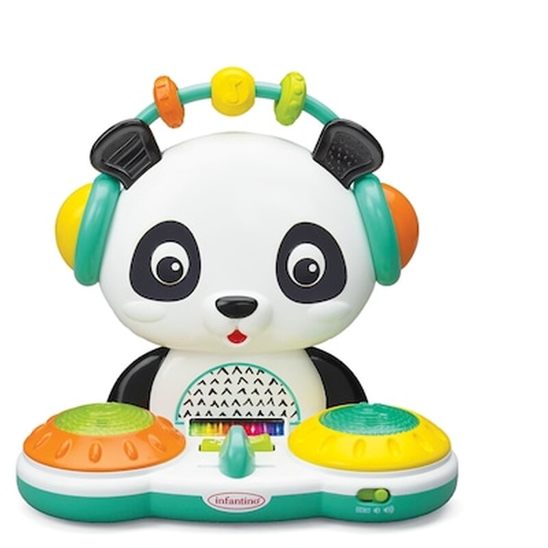 Infantino Μουσικό Παιχνίδι Με Φως Spin And Slide Dj Panda 930-212017-09