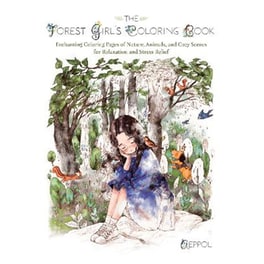 The Forest Girl's Coloring Book