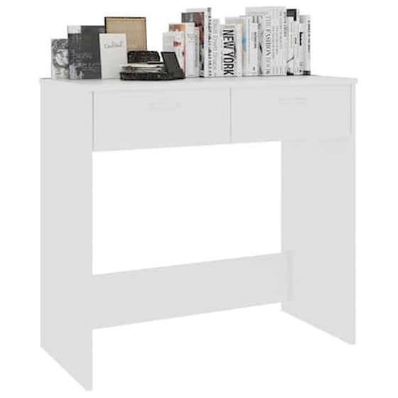 Γραφείο Μελέτης VidaXL από Μοριοσανίδα 80x40x75cm - Λευκό image 3