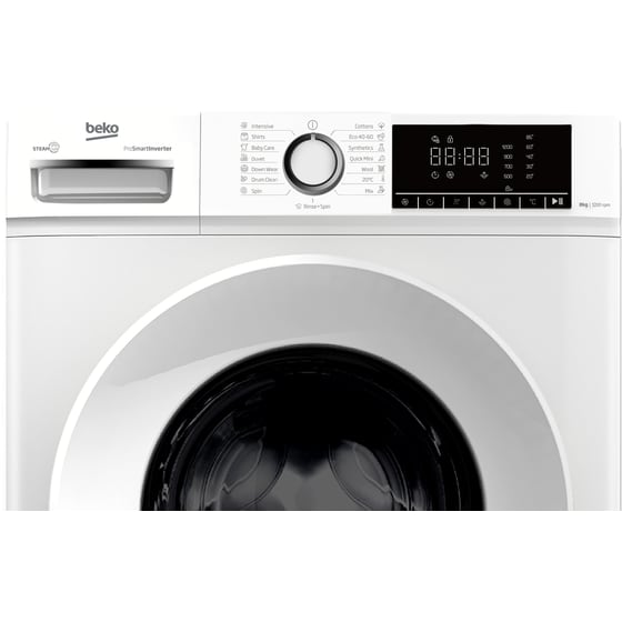 BEKO B1WFM2821WEE 8 kg 1.200 Στροφές Λευκό Πλυντήριο Ρούχων image 3