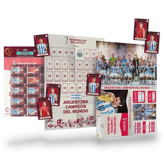 Panini World Cup 22 Winner Poster Complete Set image 0