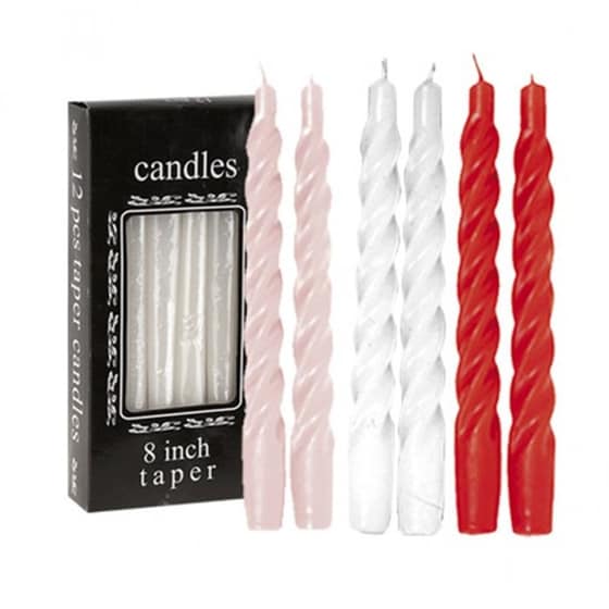 Κερί Κηροπηγίου Σπιράλ Υ:19 cm Φ15 mm Homie 5731 37-11 image 1