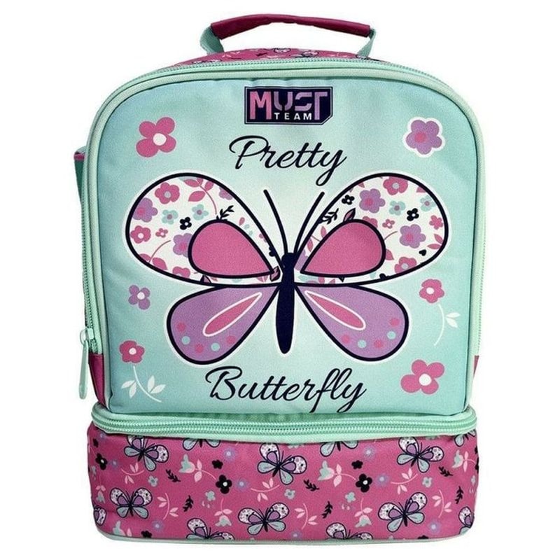 Τσαντάκι Φαγητού Ισοθερμικό Must Team Yummy Pretty Butterfly 7L