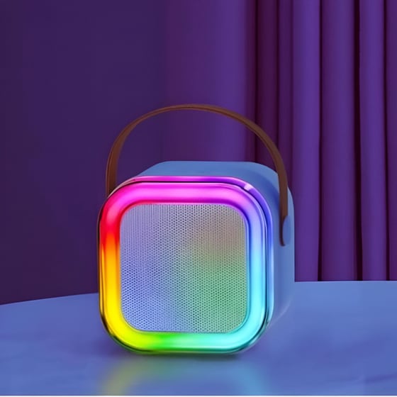 Party Speaker Skysonic K8 με 2 Ασύρματα Μικρόφωνα - Γαλάζιο image 2
