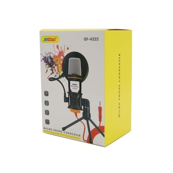 Συμπυκνωτης Μικροφωνου Condenser Andowl An-qy-k222 image 0