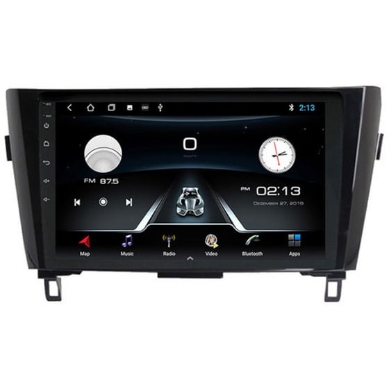 Ηχοσύστημα με Οθόνη Αφής 10" Android GPS Wi-Fi Bluetooth 6GB/ 128GB για Nissan X-TRAIL (2014 - 2020) - Μαύρο image 0